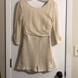 Ark & Co. quarter length sleeve romper